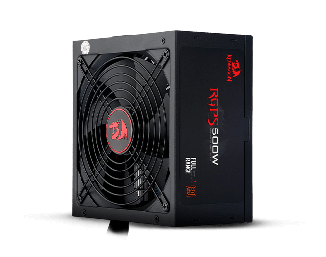 REDRAGON PS001 - FUENTE DE PODER 500W, NEGRO