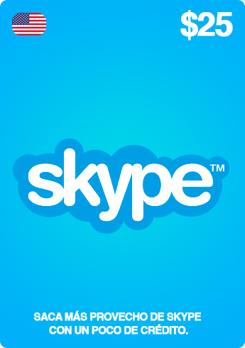 Microsoft - Gift Card Skype - Código Digital $25