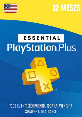 PlayStation Plus USA - Essential 12 Meses