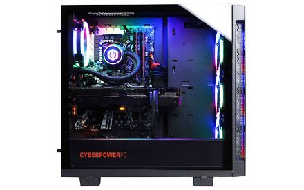 CyberpowerPC Gamer Supreme Liquid Cool Gaming PC, AMD Ryzen 7 3800X 3.9GHz, Radeon RX 5700 XT 8GB, 16GB DDR4, 1TB NVMe SSD, WiFi & Win 10 Home - Desktop