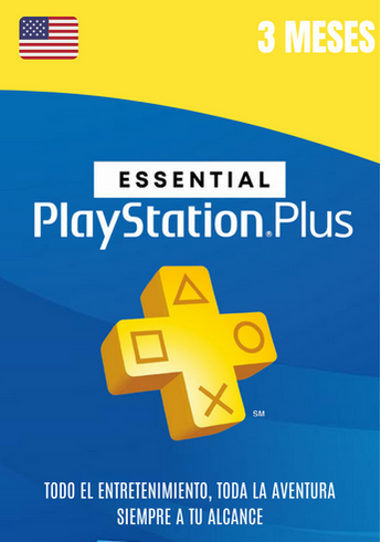 PlayStation Plus USA - Essential 3 Meses