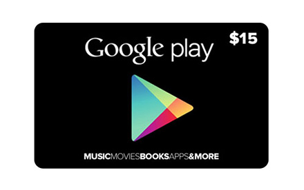 Google PlayCard 15 - Tarjeta $15 para Compras en Google PlayStore sin necesidad de tener tarjeta de crédito