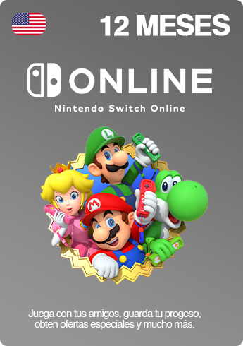 Nintendo eShop USA - Suscripción Online 12 meses