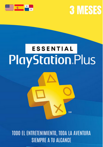 PlayStation - Recarga PsPlus Essential 3 Meses
