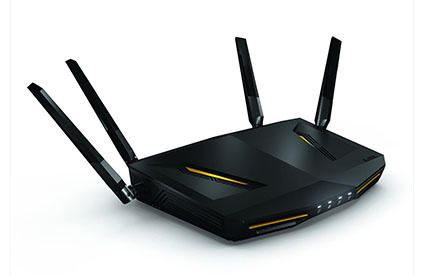 ZyXEL Armor Wireless Router para videojuegos y medios de comunicación.