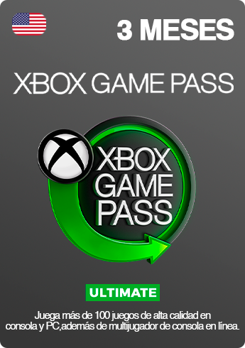 Xbox Store USA - Suscripción Xbox Game Pass Ultimate - 3 Meses