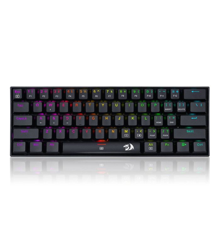 REDRAGON DRAGONBORN - TECLADO GAMING MECANICO, RGB, ESP, NEGRO