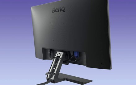 BenQ Monitor IPS de 24 pulgadas | 1080P | Tecnología patentada de cuidado ocular | bisel ultrafino | Brillo adaptable para calidad de imagen | Altavoces | GW2480