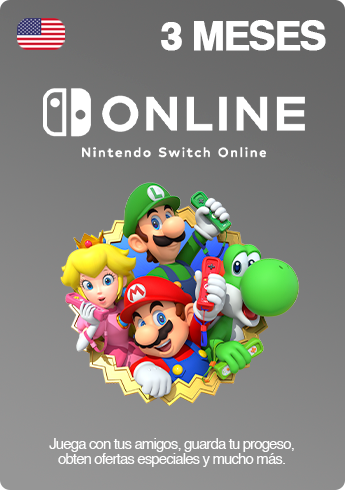 Nintendo eShop USA - Suscripción Online 3 meses