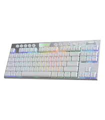 REDRAGON HORUS TKL - TECLADO GAMING MECANICO, RGB, ESP, BLANCO